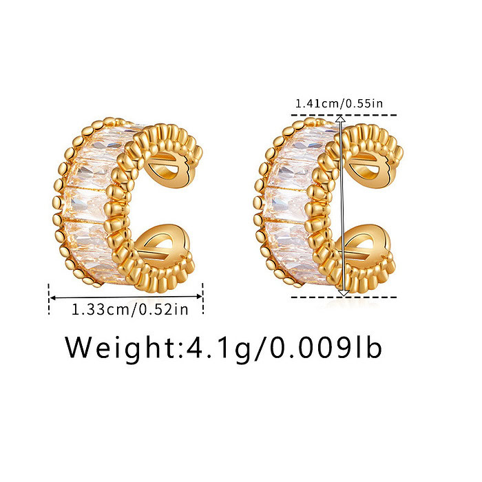 Vergoldet Ear Cuff Gold