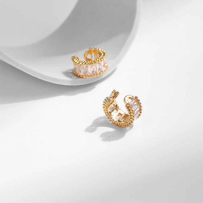 Vergoldet Ear Cuff Gold