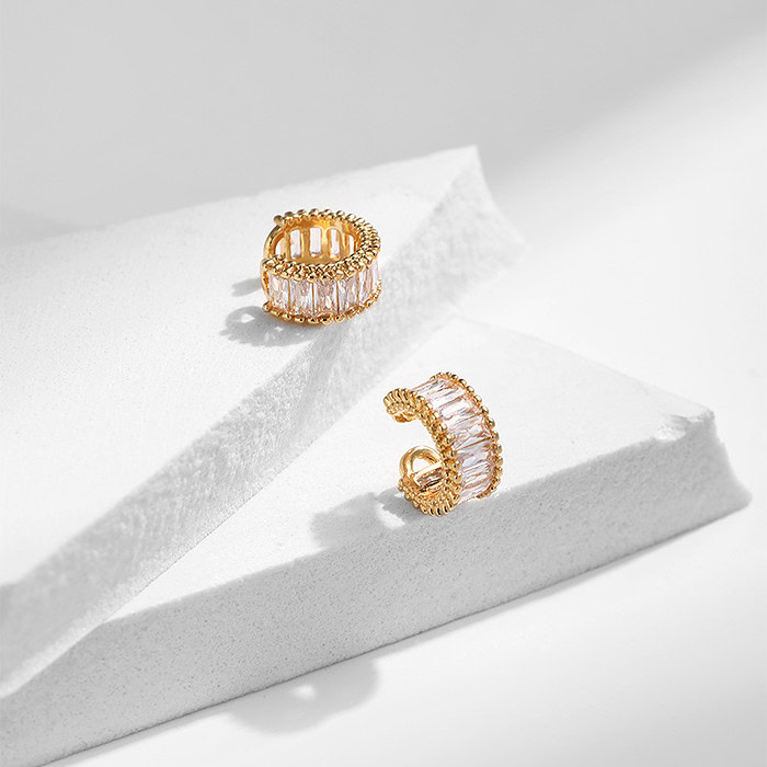 Vergoldet Ear Cuff Gold