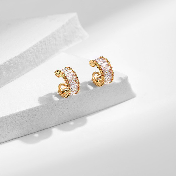 Vergoldet Ear Cuff Gold