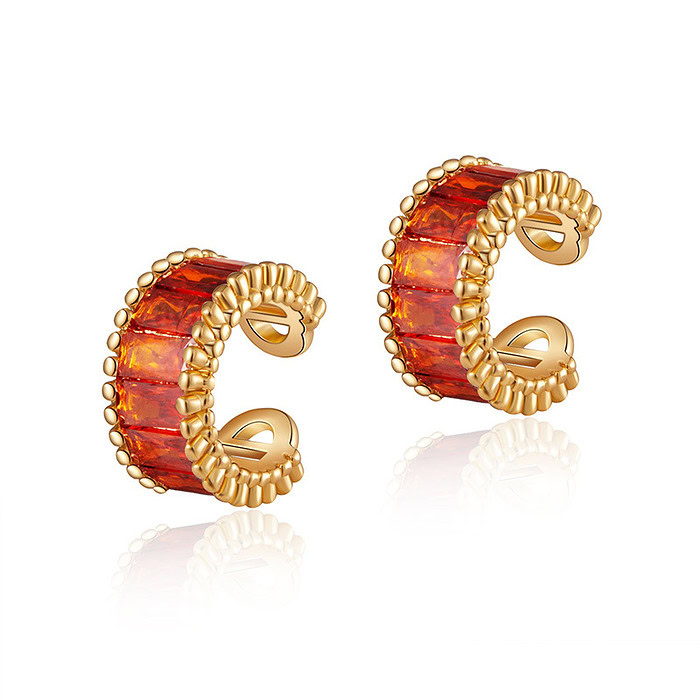 Rot Vergoldet Ear Cuff