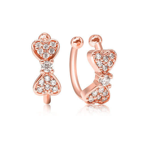 Bow Earcuff mit Zirkonia