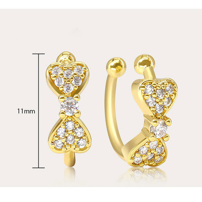 Bow Earcuff mit Zirkonia