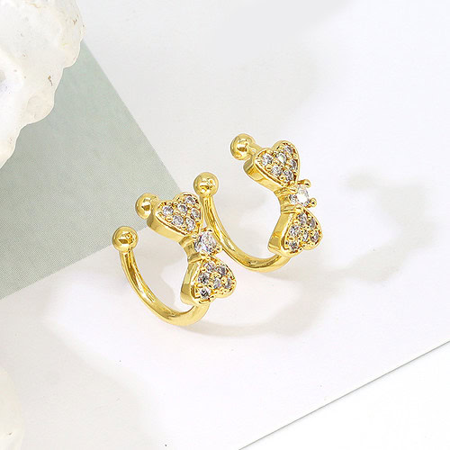 Bow Earcuff mit Zirkonia