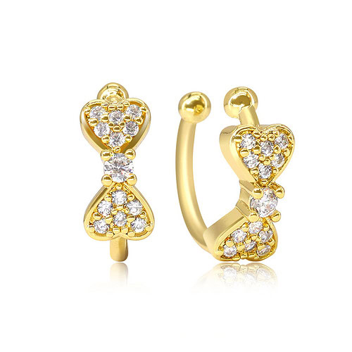 Bow Earcuff mit Zirkonia