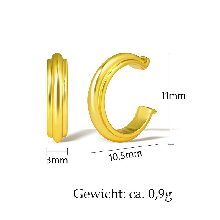 Damen Schlicht Ohrklemme