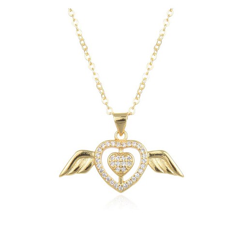 Engel Kette mit Zirkonia