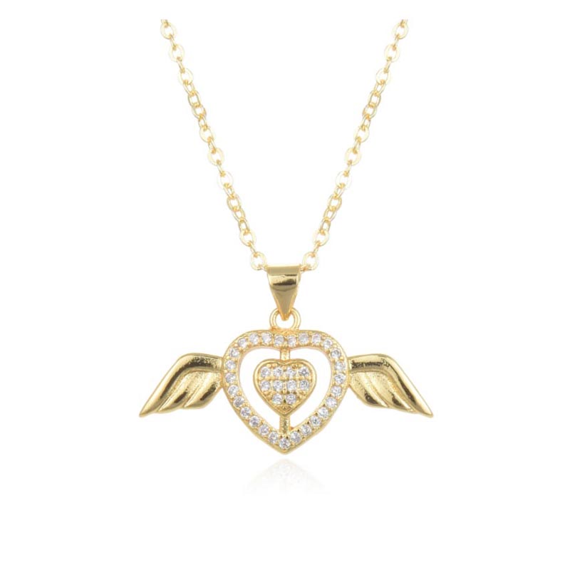 Engel Kette mit Zirkonia