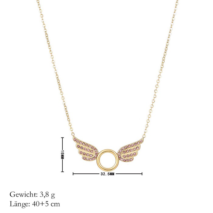 Kette mit Flügel Anhänger – Bild 5