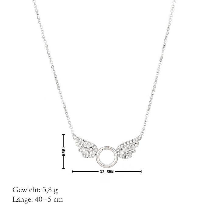Kette mit Flügel Anhänger – Bild 6