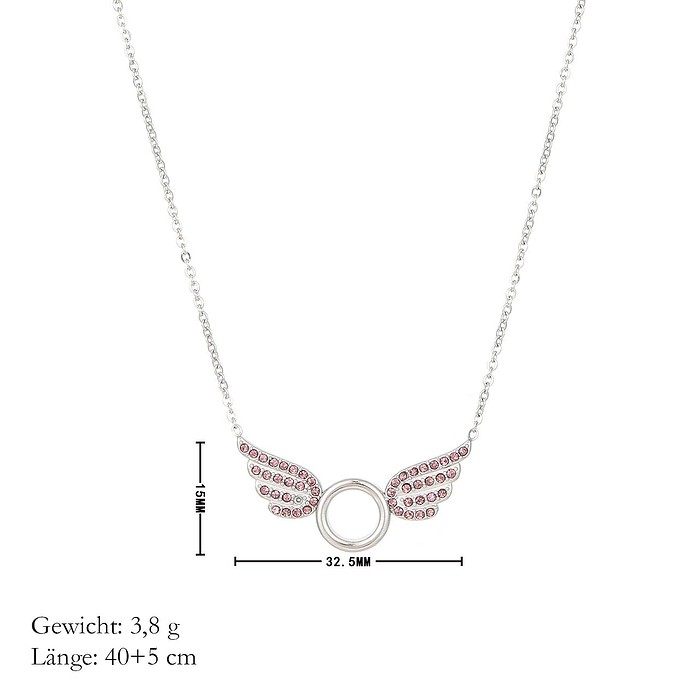 Kette mit Flügel Anhänger – Bild 7