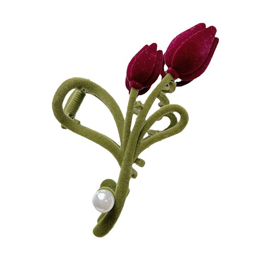 Blume Metall Haarklammer