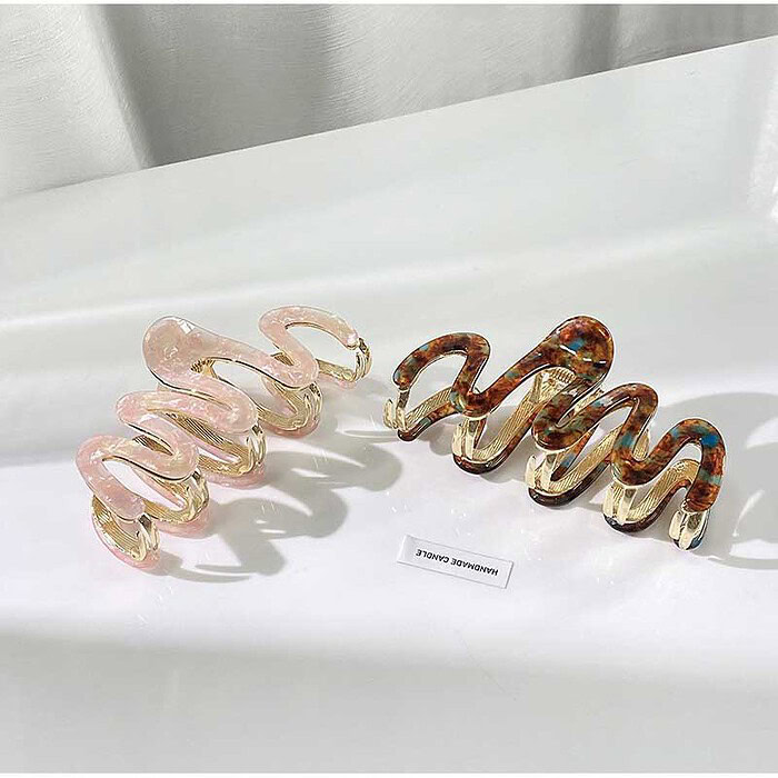 Damen Metall Waves Haarklammer