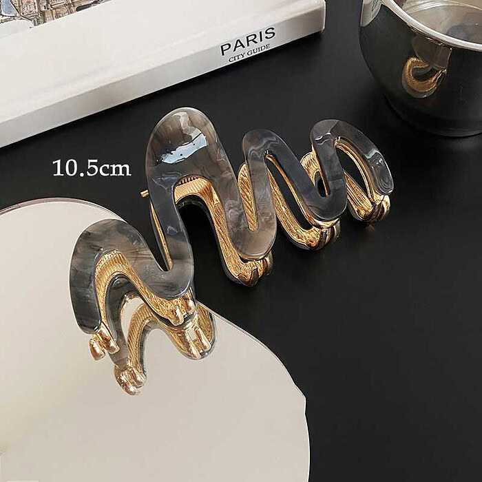 Damen Metall Waves Haarklammer