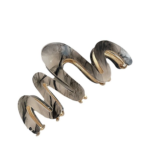 Damen Metall Waves Haarklammer
