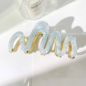 Damen Metall Waves Haarklammer