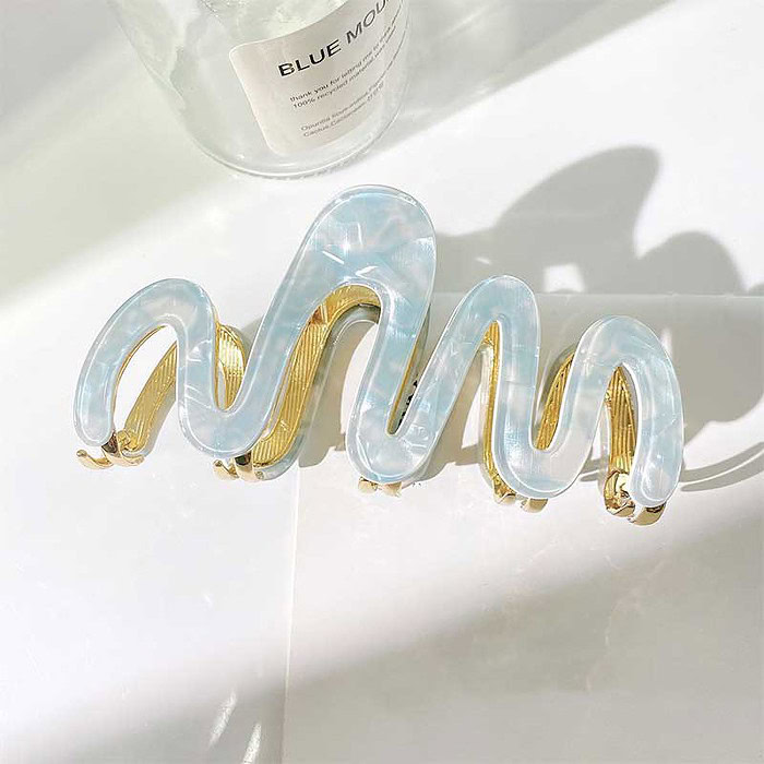 Damen Metall Waves Haarklammer