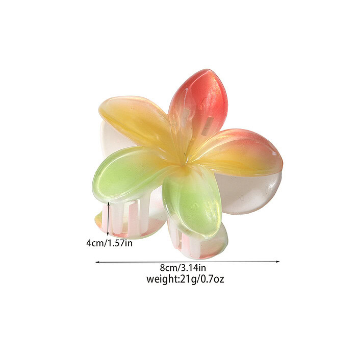 Blumen Haarklammer Mittelgroß – Bild 4