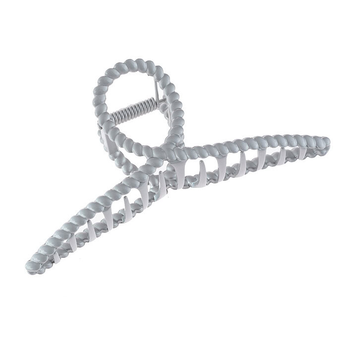 Silber Metall Modische Haarklammer