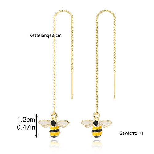 Bienen Ketten Ohrringe