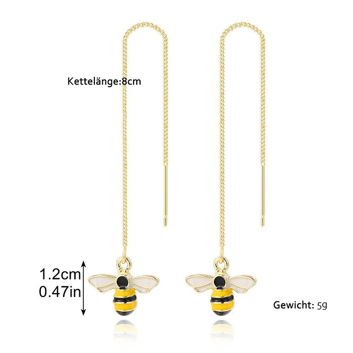 Bienen Ketten Ohrringe