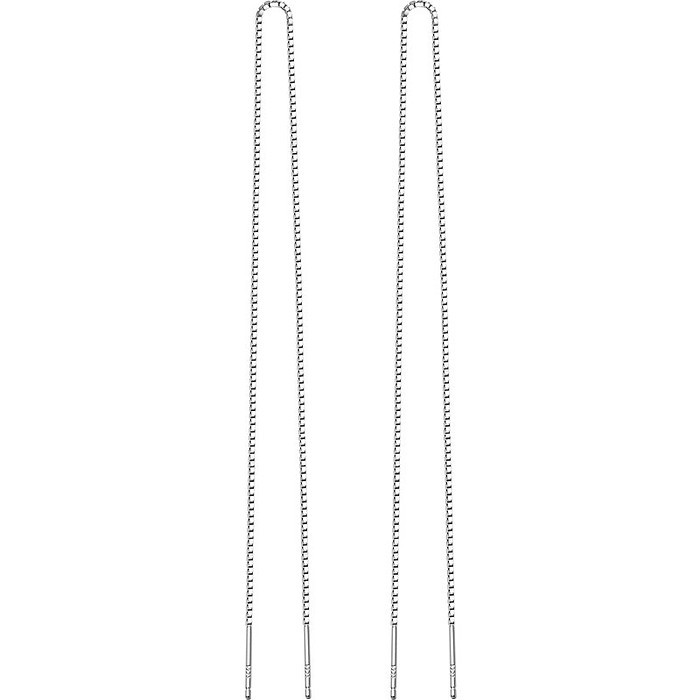 925er Silber Ketten Ohrringe