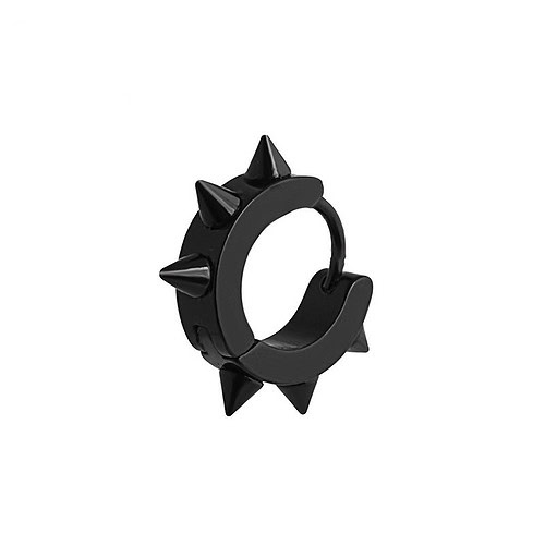 Spike Schwarze Ohrring