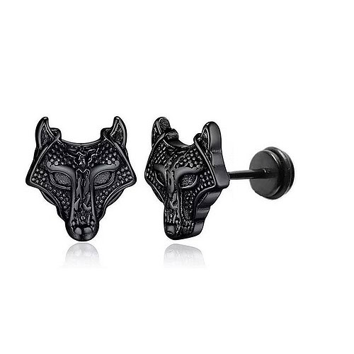 Wolf Ohrstecker Herren