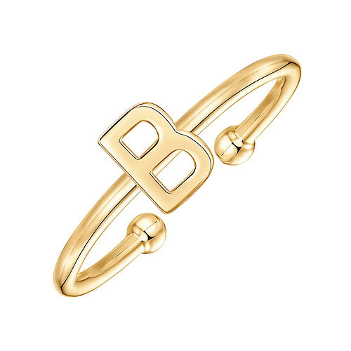 Buchstaben Ring mit B