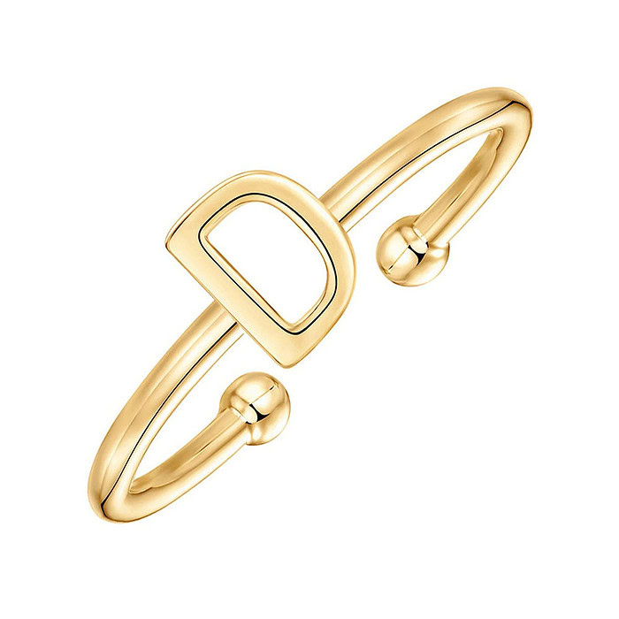 Ring Buchstabe D