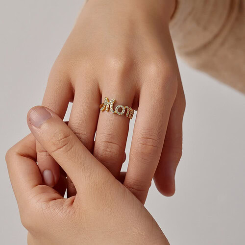 Mom Ring aus 925er Silber