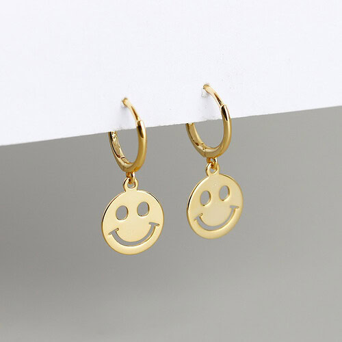 Damen Smiley Ohrringe