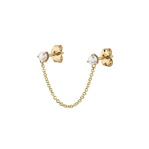 Damen Ohrring mit Kette