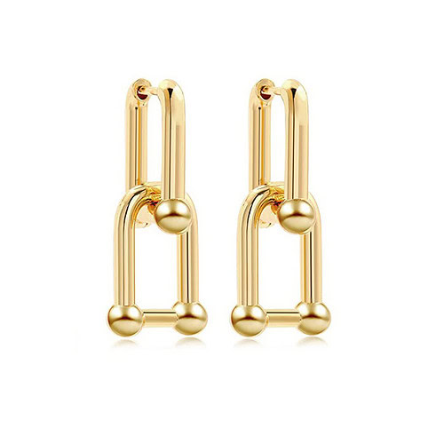 Damen Ohrringe Hoop