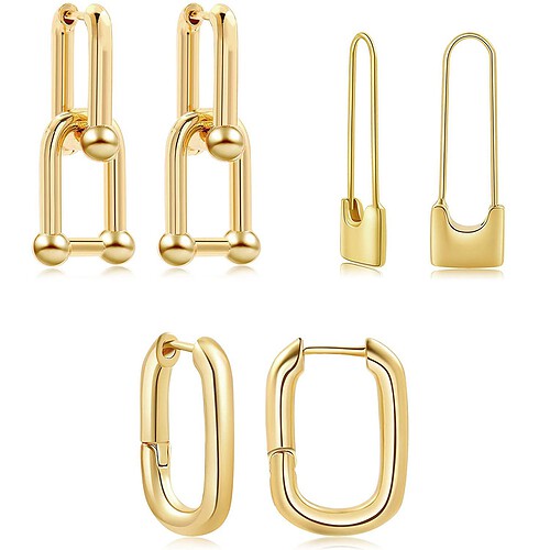 Damen Ohrringe Hoop