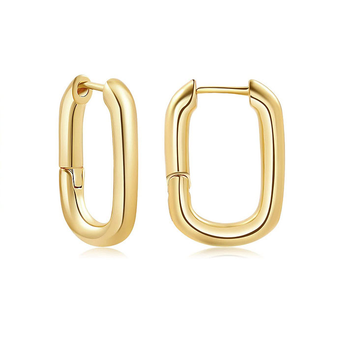 Damen Ohrringe Hoop