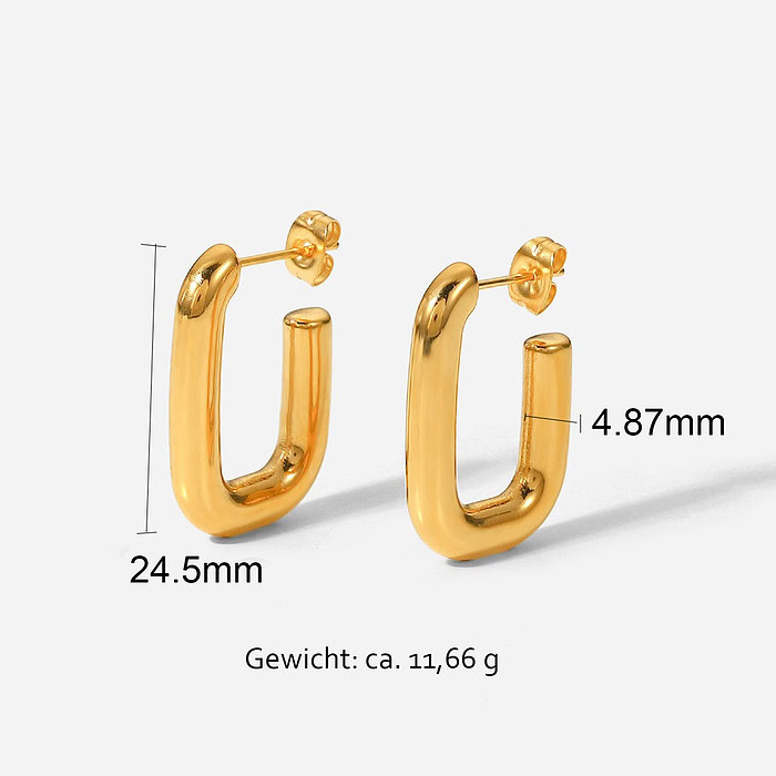Gold Damenohrringe Creolen