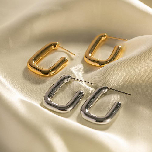 Gold Damenohrringe Creolen