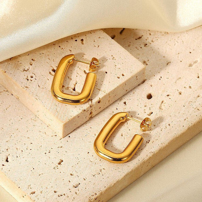 Gold Damenohrringe Creolen