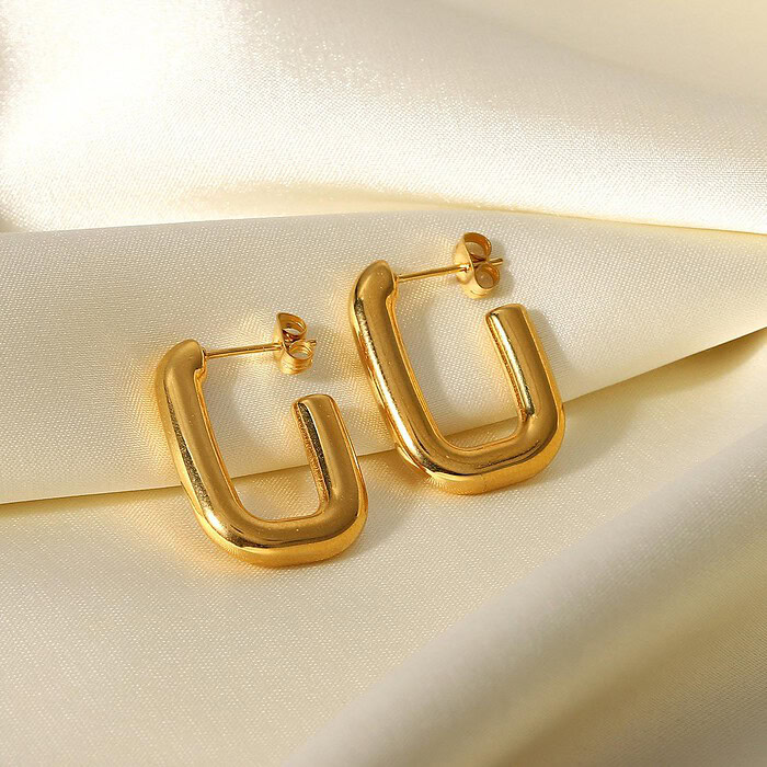 Gold Damenohrringe Creolen