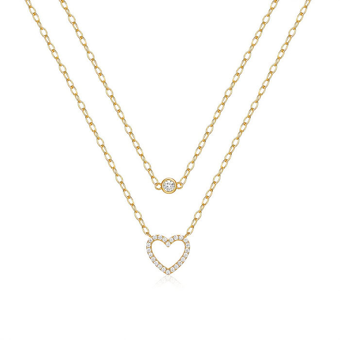 Gold Damen Kette mit Herz