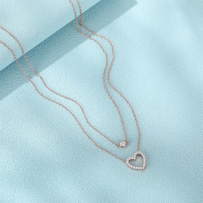 Damen Silber Kette mit Herz
