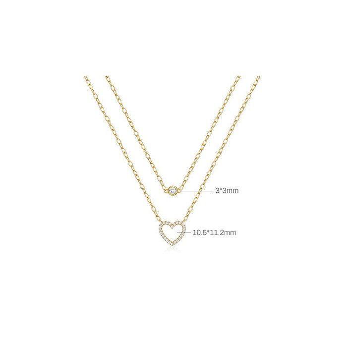 Gold Damen Kette mit Herz