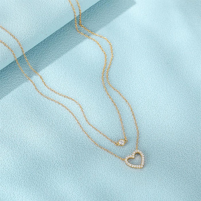 Gold Damen Kette mit Herz