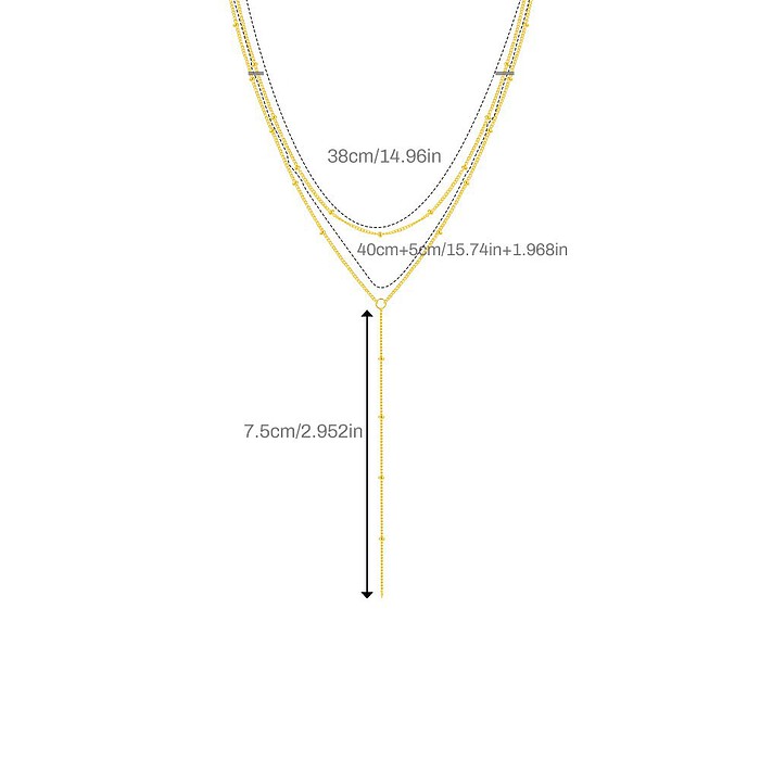 Layering Damen Y Kette