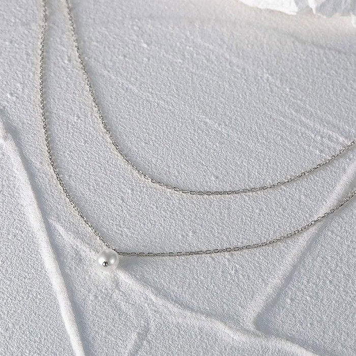 Feine Kette mit Perlenanhänger