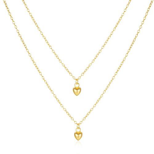 Damenkette mit Gold Herz