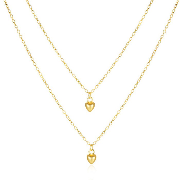 Damenkette mit Gold Herz