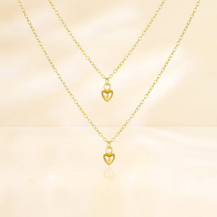 Damenkette mit Gold Herz