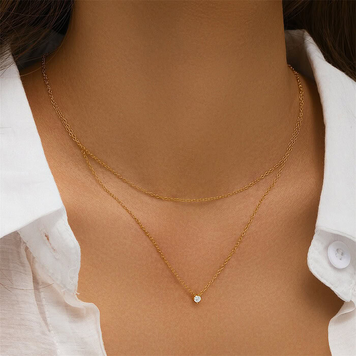 Schlicht Damenkette Double Layer